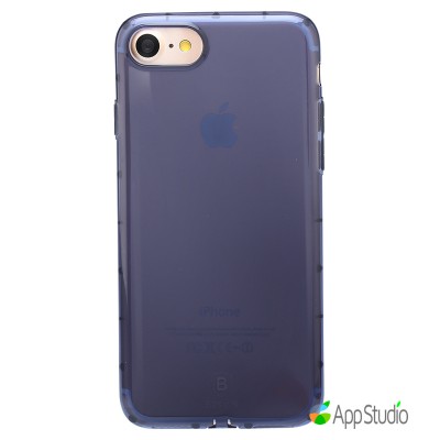 Чохол Baseus Simple Series Case для iPhone 7 (Anti-Shock) Transparent Blue  Чохли для iPhone
