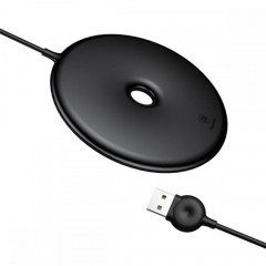 Бездротовий зарядний пристрій Baseus Donut Wireless Charger Black