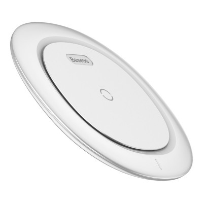 Бездротовий зарядний пристрій Baseus UFO Desktop Wireless Charger White  Бездротові зарядки
