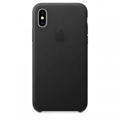 Чохол Apple iPhone XS Max Leather Case - Black