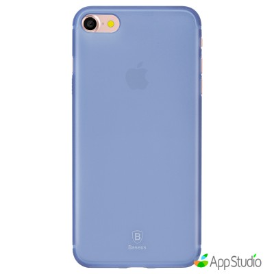 Чохол Baseus Slim Case For iPhone 7 Transparent Blue  Чохли для iPhone
