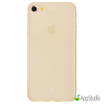 Чохол Baseus Slim Case For iPhone 7 Transparent Gold  Чохли для iPhone
