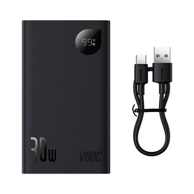 Baseus Adaman2 Digital Display Fast Charge Power Bank 20000mAh 30W Black  Зовнішні акумулятори
   2 