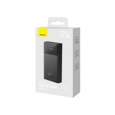 Baseus Star-Lord Digital Display Fast Charge Power Bank 20000mAh 22.5W Black  Зовнішні акумулятори
   1 