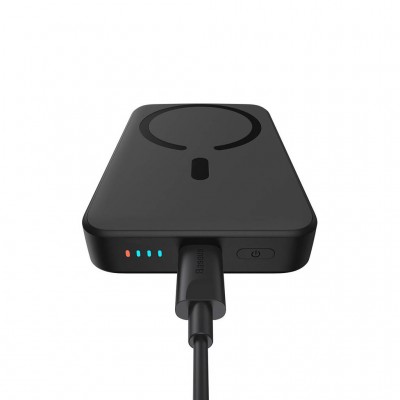 Baseus Magnetic Mini Wireless Fast Charge Power Bank 10000mAh 20W Black  Зовнішні акумулятори
   3 