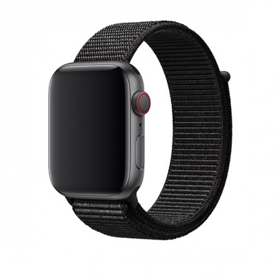Ремінець Apple Watch 44mm Black Sport Loop (MTM72)  Ремінці для Watch
   2 