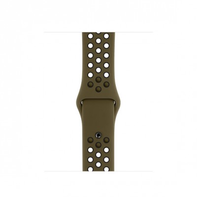 Ремінець Apple Watch 40mm Olive Flak/Black Nike Sport Band (MTMV2)  Ремінці для Watch
