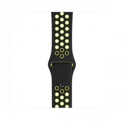 Ремінець Apple Watch 44mm Black/Volt Nike Sport Band (MTMW2)  Ремінці для Watch
