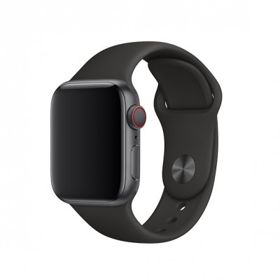 Ремінець Apple Watch 40mm Black Sport Band (MTP62)  Ремінці для Watch
   1 