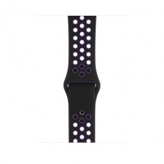 Ремінець Apple Watch 44mm Black/Hyper Grape Nike Sport Band (MV862) Ремінець Apple Watch 44mm Black/Hyper Grape Nike Sport Band (MV862)
