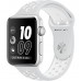 Ремінець Apple Watch 38mm Nike Sport Band Silver/White копія  Ремінці для Watch
   2 