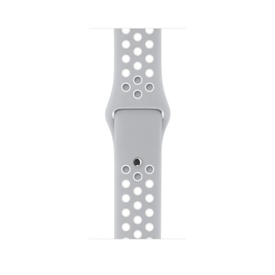 Ремінець Apple Watch 38mm Nike Sport Band Silver/White копія  Ремінці для Watch
   1 