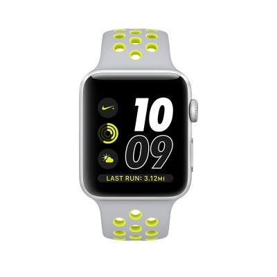Ремінець Apple Watch 42mm Nike Sport Band Silver/Yellow копія  Ремінці для Watch
   1 