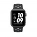 Ремінець Apple Watch 42mm Nike Sport Band Black/Gray копія  Ремінці для Watch
   2 