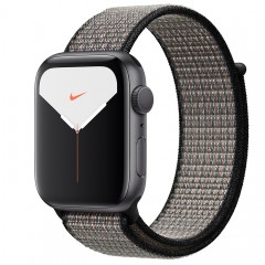 Apple Watch Series 5 44mm Space Gray Aluminum Case with Royal Pulse/Lava Glow Nike Sport Loop Apple Watch Series 5 44mm Space Gray Aluminum Case with Royal Pulse/Lava Glow Nike Sport Loop
