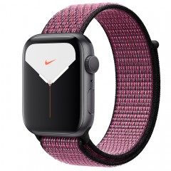 Apple Watch Series 5 44mm Space Gray Aluminum Case with Pink Blast/True Berry Nike Sport Loop Apple Watch Series 5 44mm Space Gray Aluminum Case with Pink Blast/True Berry Nike Sport Loop