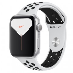 Apple Watch Series 5 44mm Silver Aluminum Case with Pure Platinum/Black Nike Sport Band Apple Watch Series 5 44mm Silver Aluminum Case with Pure Platinum/Black Nike Sport Band