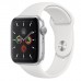 Apple Watch Series 5 44mm Silver Aluminum Case with White Sport Band  Apple Watch
   2 