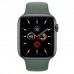 Apple Watch Series 5 44mm Space Gray Aluminum Case with Pine Green Sport Band  Apple Watch
   2 