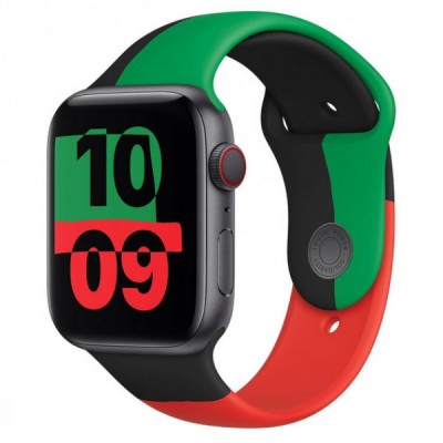 Apple Watch Series 6 GPS 44mm Space Grey Aluminium with Black Unity Sport Band (MJ6P3)  Apple Watch
