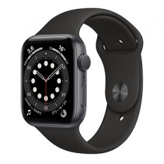 Apple Watch Series 6 GPS 40mm Space Gray Aluminium Case with Black Sport Band - Regular