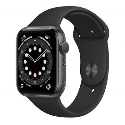 Apple Watch Series 6 GPS 40mm Space Gray Aluminium Case with Black Sport Band - Regular  Apple Watch
