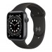 Apple Watch Series 6 GPS 40mm Space Gray Aluminium Case with Black Sport Band - Regular  Apple Watch
   1 