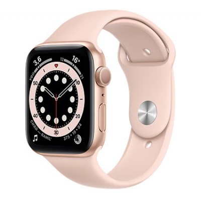 Apple Watch Series 6 GPS 40mm (GPS+LTE) Gold Aluminum Case with Pink Sand Sport Band  Apple Watch
