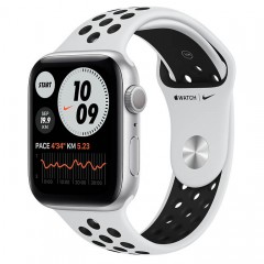 Watch Nike Series 6 (GPS+LTE) 40mm Silver Aluminium Pure Platinum Black Nike Sport M07C3
