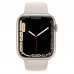 Apple Watch Series 7 GPS 45mm Starlight Aluminum Case With Starlight Sport Band (MKN63)  Apple Watch
   2 