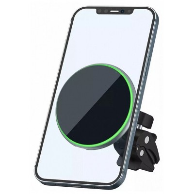 Автомобільне зарядне WiWU Liberator Magnetic Wireless Car Charger CH308 Black  Автомобільні утримувачі