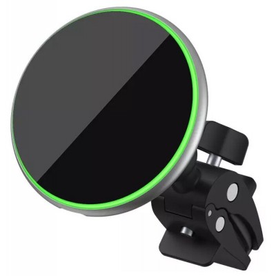 Автомобільне зарядне WiWU Liberator Magnetic Wireless Car Charger CH308 Black  Автомобільні утримувачі   3 