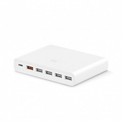 Мережеве з/в Xiaomi Mi USB Multiple Hub 60W Fast Charger 6 port White (CDQ06ZM) Мережеве з/в Xiaomi Mi USB Multiple Hub 60W Fast Charger 6 port White (CDQ06ZM)