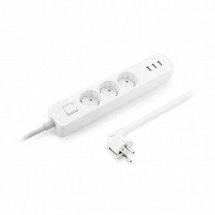 Мережевий фільтр-подовжувач Xiaomi Mi Power Strip (3-outlet, 3 USB) EU (NRB4030GL) Мережевий фільтр-подовжувач Xiaomi Mi Power Strip (3-outlet, 3 USB) EU (NRB4030GL)
