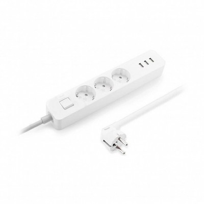 Мережевий фільтр-подовжувач Xiaomi Mi Power Strip (3-outlet, 3 USB) EU (NRB4030GL)  