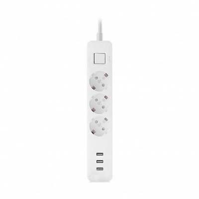 Мережевий фільтр-подовжувач Xiaomi Mi Power Strip (3-outlet, 3 USB) EU (NRB4030GL)     4 