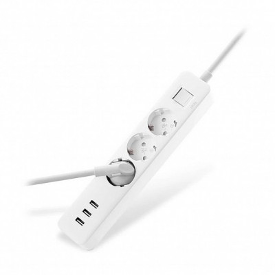Мережевий фільтр-подовжувач Xiaomi Mi Power Strip (3-outlet, 3 USB) EU (NRB4030GL)     2 