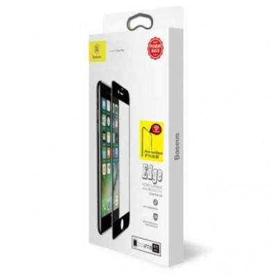 Захисне скло Baseus 0.3mm Diamond Body All-screen Arc-surface Tempered Glass Film For iP7/8 White  Захисне скло для iPhone
