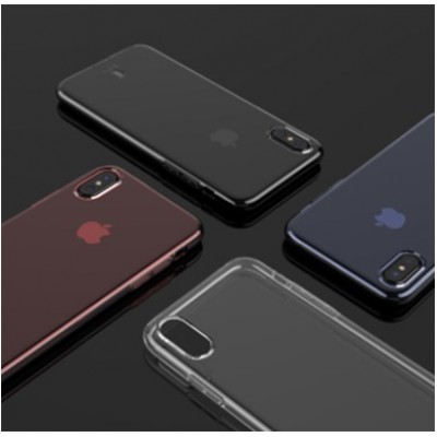 Чохол Baseus Simple Series Case（With Pluggy TPU）iPhone X Transparent  Чохли для iPhone
