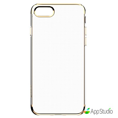 Чехол Baseus Shining Case (TPU) For iPhone 7 Gold  