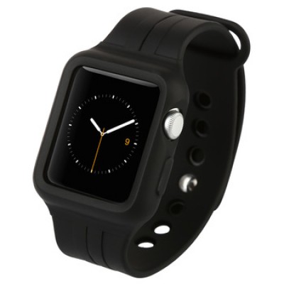 Ремінець FRESH-COLOR PLUS SERIES sports watchband для Apple Watch 42mm Black  Ремінці для Watch
