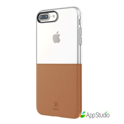 Чохол Baseus Half to Half Case для iPhone 7 Plus Brown  Чохли для iPhone
