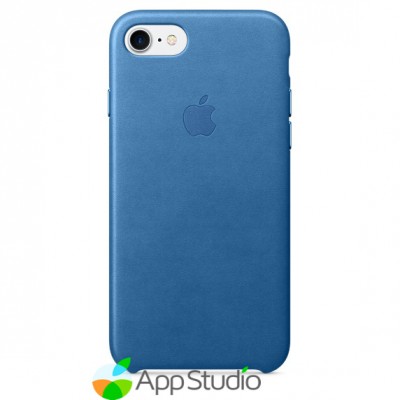 Чохол Apple iPhone 7 Leather Case - Sea Blue  Чохли для iPhone
