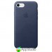 Чехол Apple iPhone 7 Leather Case - Midnight Blue  Чехлы для iPhone   1 