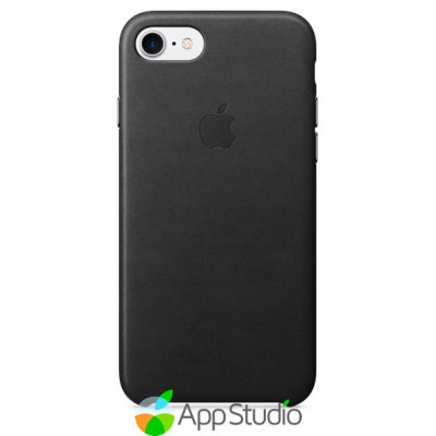 Чохол Apple iPhone 7 Leather Case - Black  