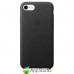 Чохол Apple iPhone 7 Leather Case - Black     1 