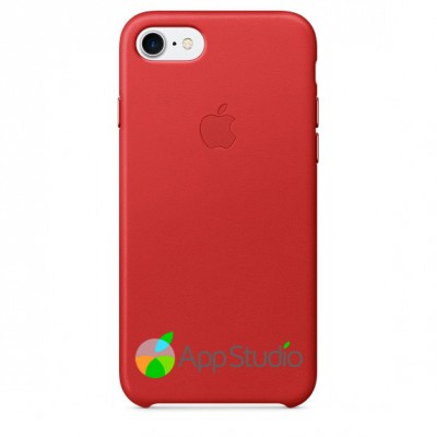 Чохол Apple iPhone 7 Leather Case - (PRODUCT)RED  Чохли для iPhone
