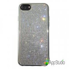 Чохол Luxury Crystal TPU Case для iPhone 7 Silver