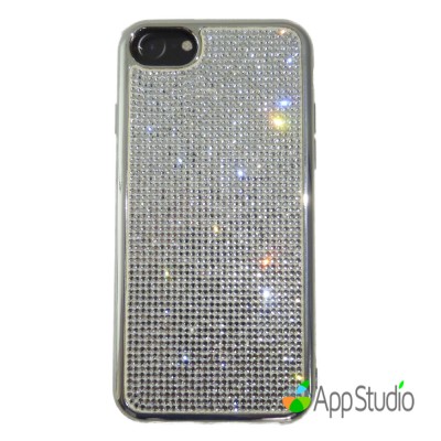 Чохол Luxury Crystal TPU Case для iPhone 7 Silver  Чохли для iPhone
