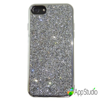 Чохол Rock Crystal TPU Case для iPhone 7 Silver  Чохли для iPhone
